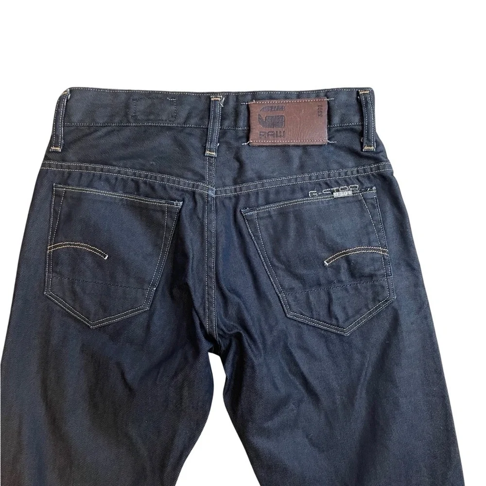 G-Star Raw 3301 vintage men size 28 jeans in dark denim wash/minor distressing
